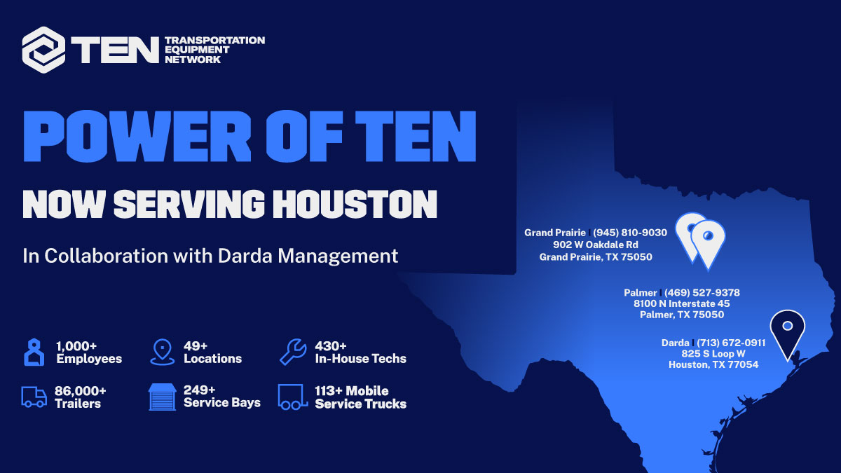 TEN (Transportation Equipment Network) Launches in the Houston Market in Collaboration with Darda Management Group